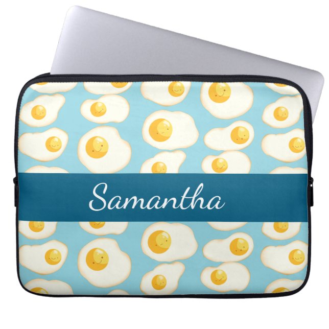Niedliche Eier Laptopschutzhülle (Vorderseite)