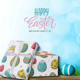 Niedliche Eier Osterküken Wrapping Paper Geschenkpapier