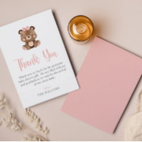 Niedliche, einfache Rosa Bärendusche