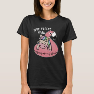 Niedliche Einhorn Flamingo Zero Herden gegeben Spr T-Shirt