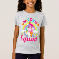 Niedliche Einhorn Rainbow Eiscreme Girls