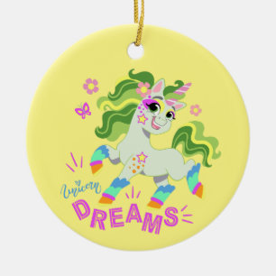 Niedliche Einhornabbildung #2 Keramik Ornament