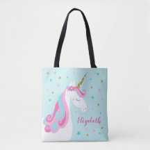 Niedliche Einhornbahn Glitzer Aqua