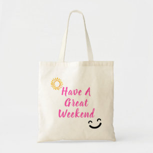 Niedliche EinkaufsTaschen-Tasche mit einem Gruß Tragetasche