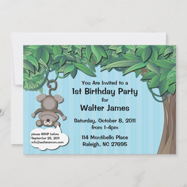 Niedliche Einladung (Vorderseite)