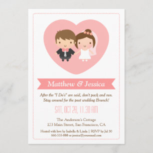 Niedliche Einladungen nach Hochzeiten