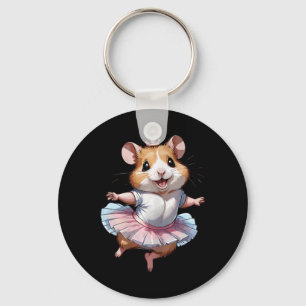 Niedliche Einzigartige und moderne Hamsterballett  Schlüsselanhänger