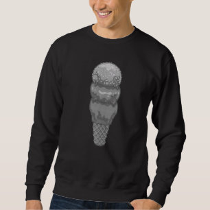 Niedliche Eiscreme für Männer Frauen Kinder Eiscre Sweatshirt