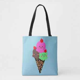 Niedliche Eiscreme - Kawaii Weltraumkone Tasche