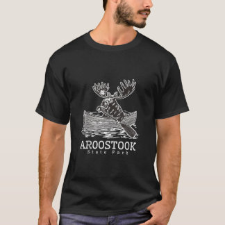 Niedliche Elche in Aroostook Staat Park Maine Cano T-Shirt