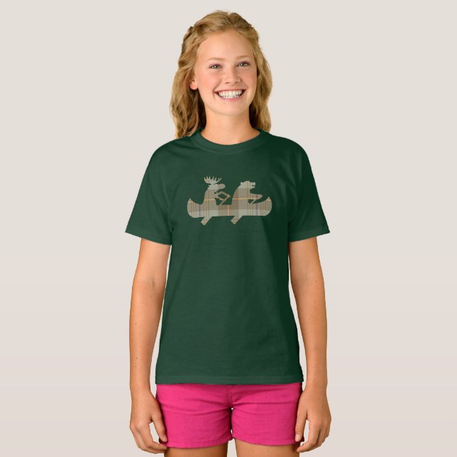 Niedliche Elche T-Shirt (Vorne ganz)