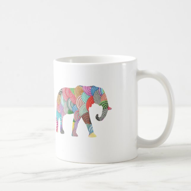 Niedliche Elefant-Tasse Kaffeetasse (Rechts)