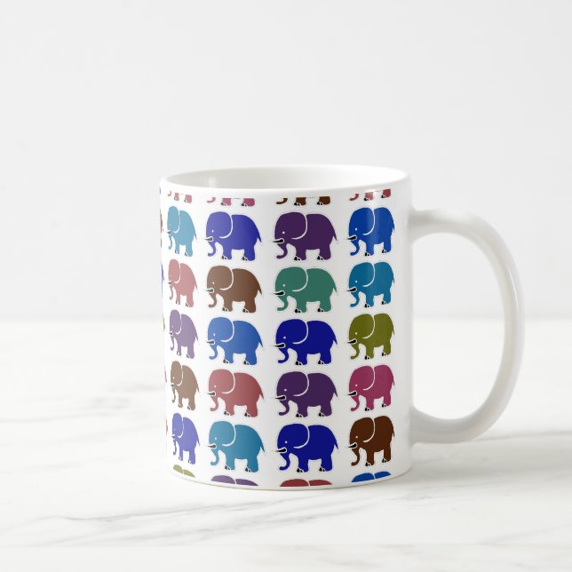 niedliche Elefanten Kaffeetasse (Rechts)