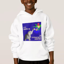 Niedliche Elefantenastik "Ugly" Weihnachtsdubo Hoodie