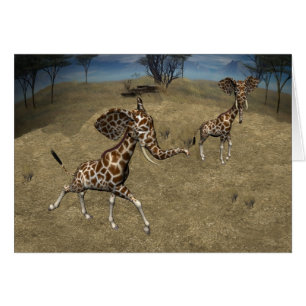 Niedliche ElefantenGiraffen