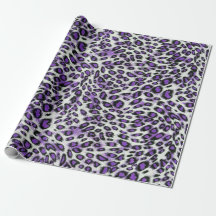 Niedliche, elegante Lila Leopardendruckerei