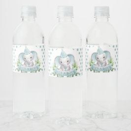 Niedliche Elephant Baby Boy Babydusche