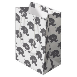 Niedliche Elephant Baby Dusche Geschenktasche Mittlere Geschenktüte