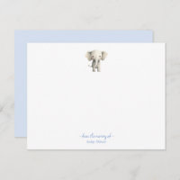 Niedliche Elephant Boy Baby Dusche Danke