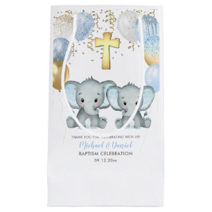 Niedliche Elephant Boys Ballon Taufe Kleine Geschenktüte