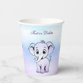 Niedliche Elephant Paper Cups Pappbecher