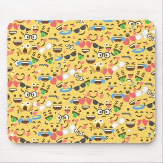 niedliche emoji Liebe hört Mousepad