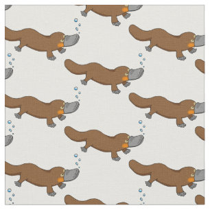 niedliche Ente berechnetes platypus Stoff
