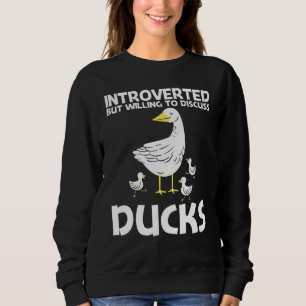 Niedliche Ente für Männer - Entenrinde - Wasservög Sweatshirt