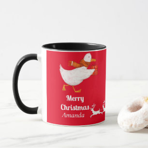 Niedliche Enten-Weihnachten Tasse