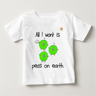 Niedliche Erbsen auf ErdSäuglings-T - Shirt