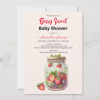 Niedliche Erdbeerbrasse Babydusche