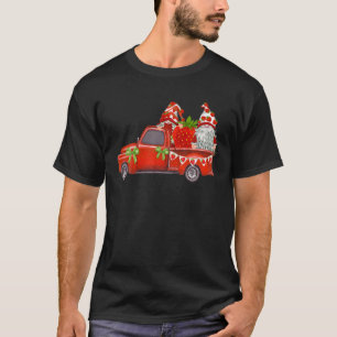 Niedliche Erdbeere Gnomes Truck Sommer Früchte St T-Shirt