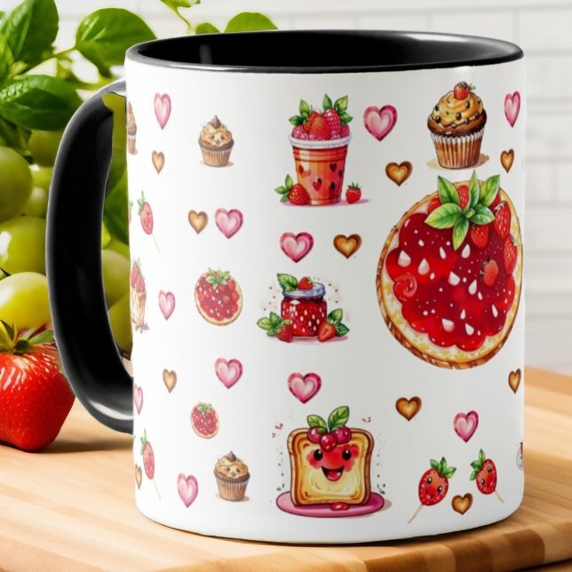 Niedliche Erdbeere 💗 🍓 🥨 Tasse (Von Creator hochgeladen)