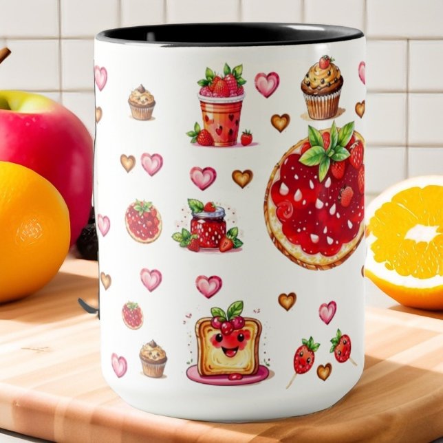 Niedliche Erdbeere 💗 🍓 🥨 Tasse (Von Creator hochgeladen)
