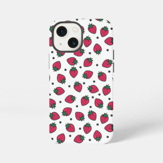 Niedliche Erdbeeren iPhone 13 Mini Hülle