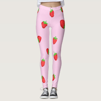 Niedliche Erdbeeren Leggings