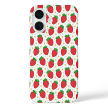 Niedliche Erdbeeren und Sterne