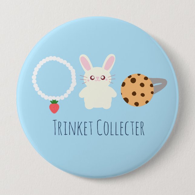 Niedliche Erdbeerenkette, sonnige und ringförmige Button (Vorderseite)