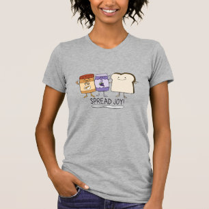 Niedliche Erdnussbutter-u. Gelee-u. T-Shirt