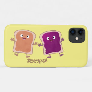 Niedliche Erdnussbutter und Gelee-Sandwich-Cartoon Case-Mate iPhone Hülle