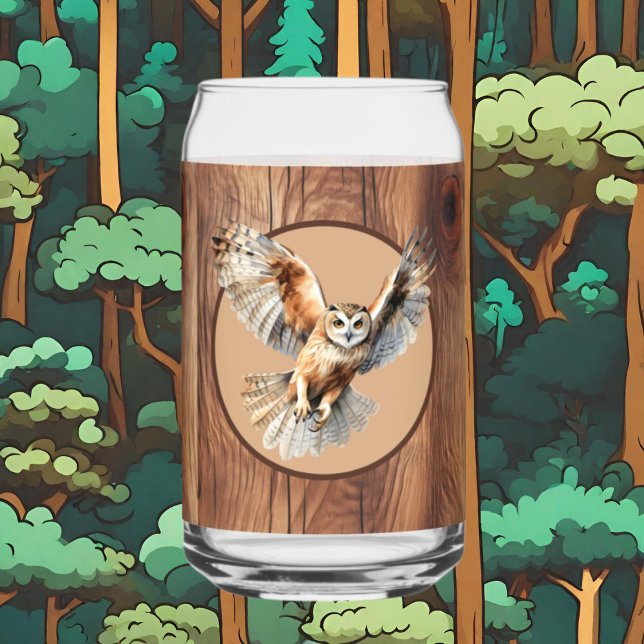 Niedliche Eule-Liebhaber Land Dosenglas (Von Creator hochgeladen)