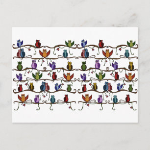 niedliche Eule Postkarte