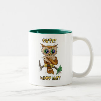 Niedliche Eule Zweifarbige Tasse