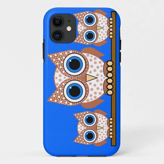 niedliche Eulen Case-Mate iPhone Hülle (Rückseite)