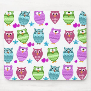 niedliche Eulen Mousepad