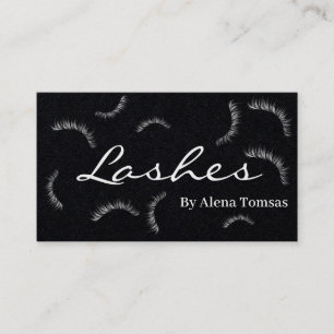 Niedliche Eyelash-Erweiterungen Makeup Artist Lash Visitenkarte