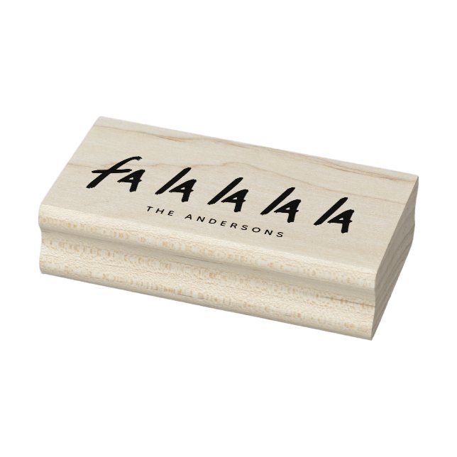 Niedliche Fa La La La La La La La Gasse Personalis Gummistempel (Stempel)
