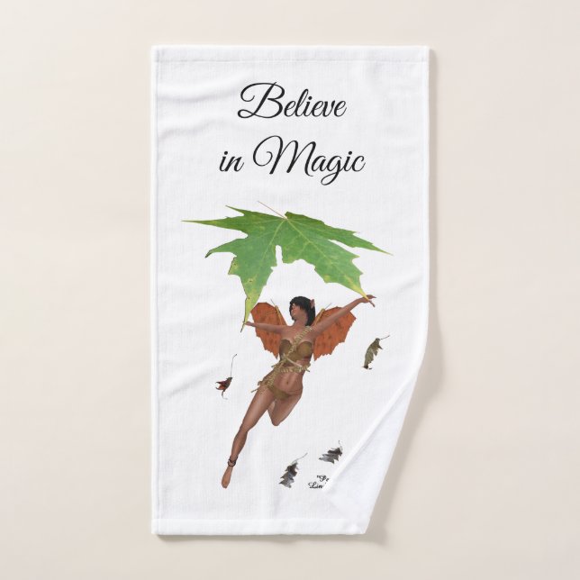 Niedliche Faibe mit braunen Wings Handtuch (Handtuch)