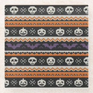 Niedliche, faire Insel/Farbwerk Halloween-Möwen &  Glasuntersetzer