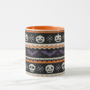 Niedliche, faire Insel/Farbwerk Halloween-Möwen & Tasse